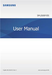 Samsung Galaxy J5 (2015) manual. Tablet Instructions.